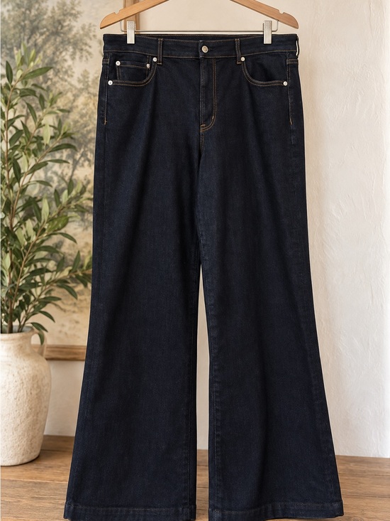 American Eagle Outfitters Denim - American Eagle Wide Leg Jeans 18 Long Super Stretch